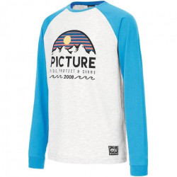 T-shirt Kid PICTURE Cross Picture Blue