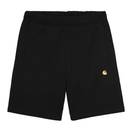 Short CARHARTT WIP Chase Sweat Black Gold