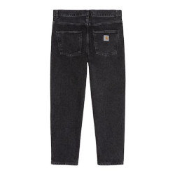 Jean CARHARTT WIP Newel Black Stone Washed