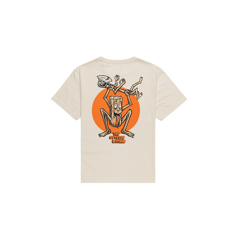T-shirt Kid ELEMENT The Chase Oat Milk