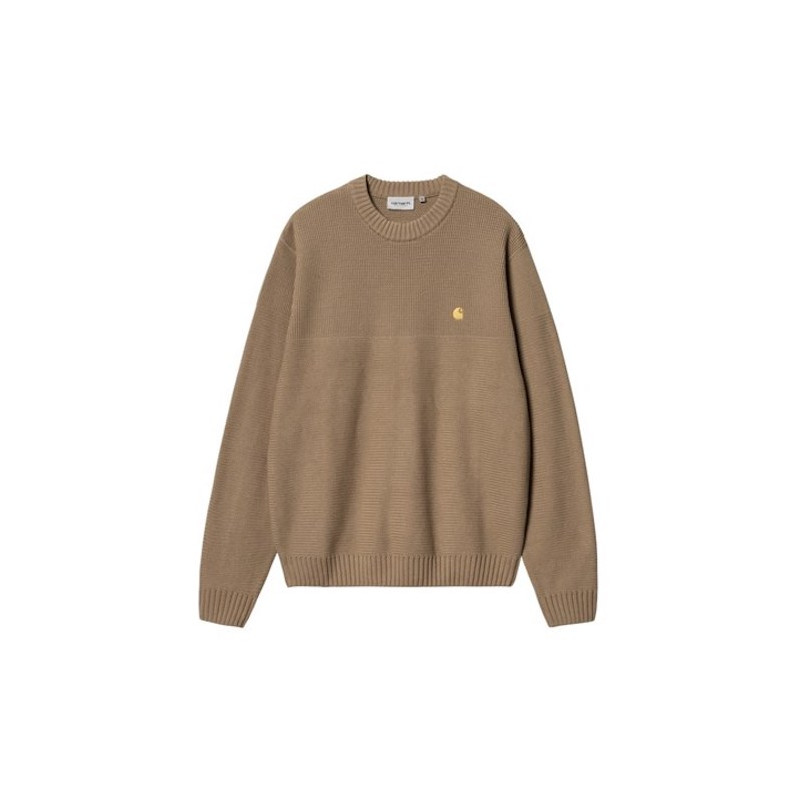 Pull CARHARTT WIP Chane Leather Gold Pull CARHARTT WIP Chane Leather Gold