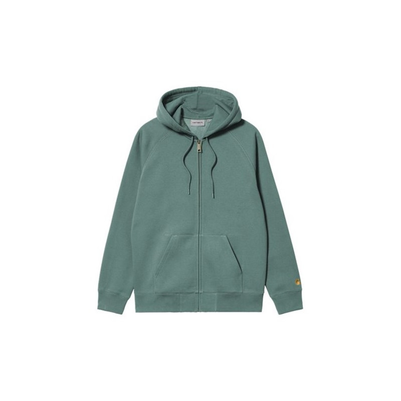 Sweat CARHARTT WIP Chase Silver Pine Gold Sweat CARHARTT WIP Chase Silver Pine Gold