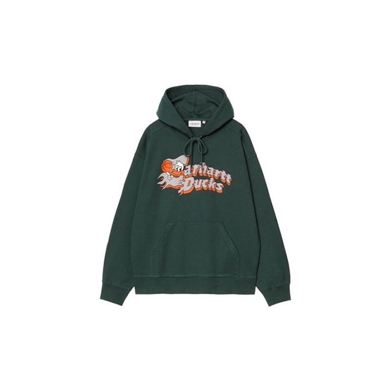Sweat CARHARTT WIP Flamming Ducks Conifer Sweat CARHARTT WIP Flamming Ducks Conifer
