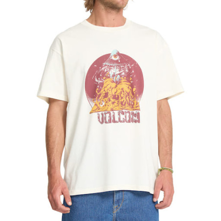 T-shirt VOLCOM Callum Rooney Off White
