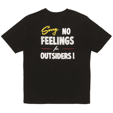 T-shirt AND FEELINGS No Feelings Black
