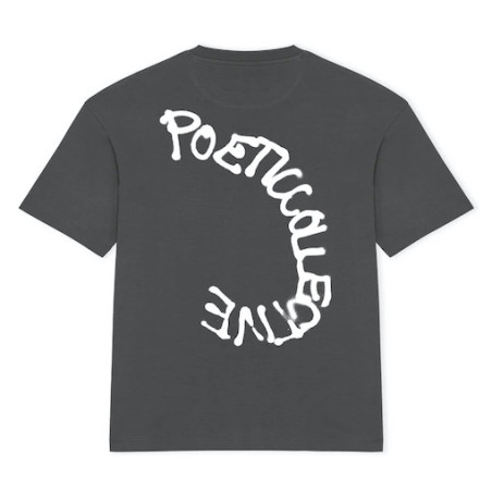 T-shirt POETICCOLLECTIVE Iron Grey Spray