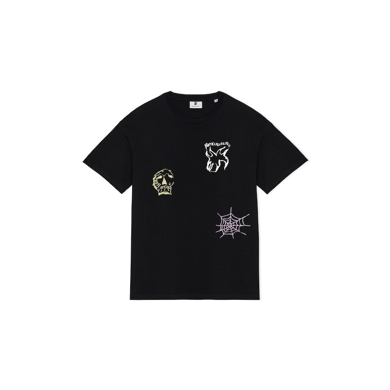 T-shirt POETIC COLLECTIVE Three Prints Black
