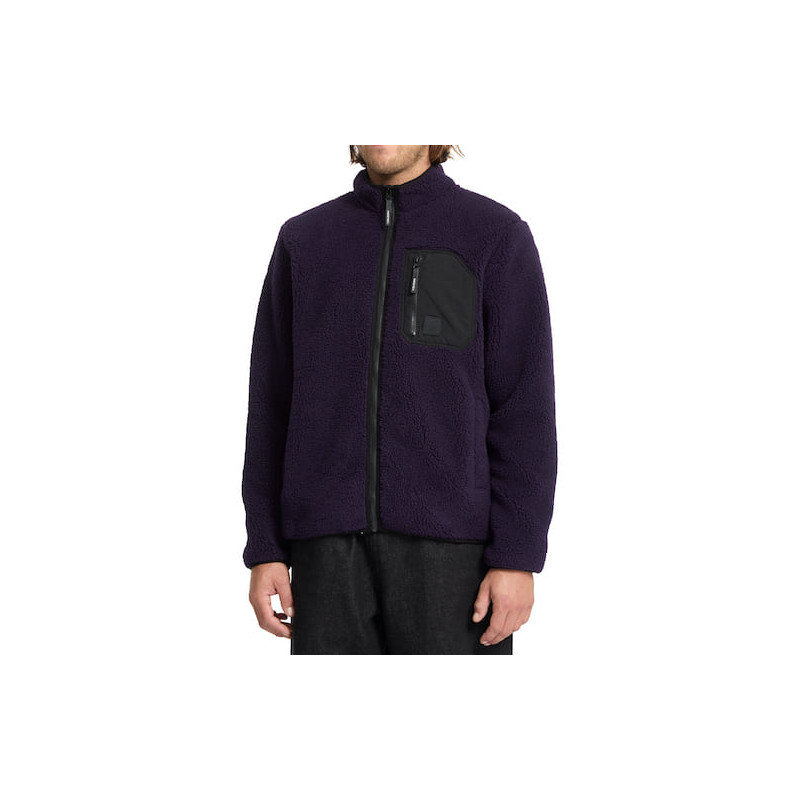 Polaire VOLCOM Muzzer Fuzzar Dark Purple