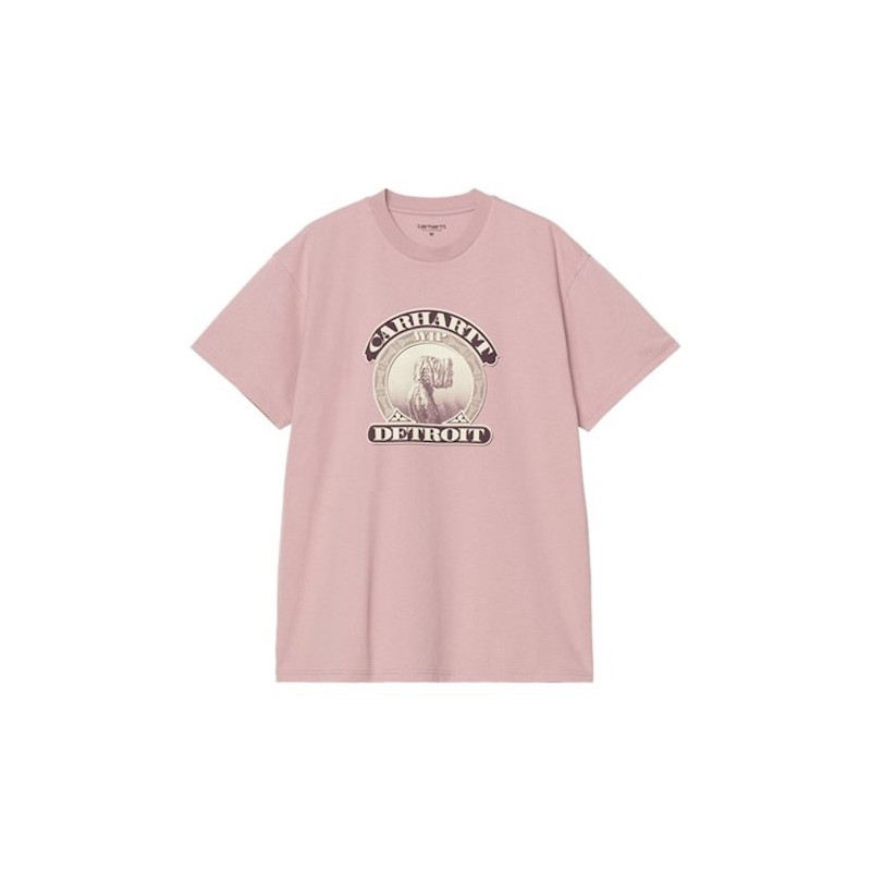 T-shirt CARHARTT WIP Cold World Glassy Pink