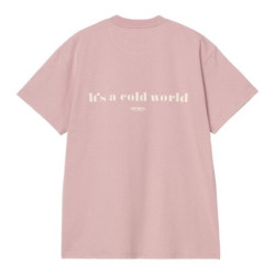 T-shirt CARHARTT WIP Cold World Glassy Pink