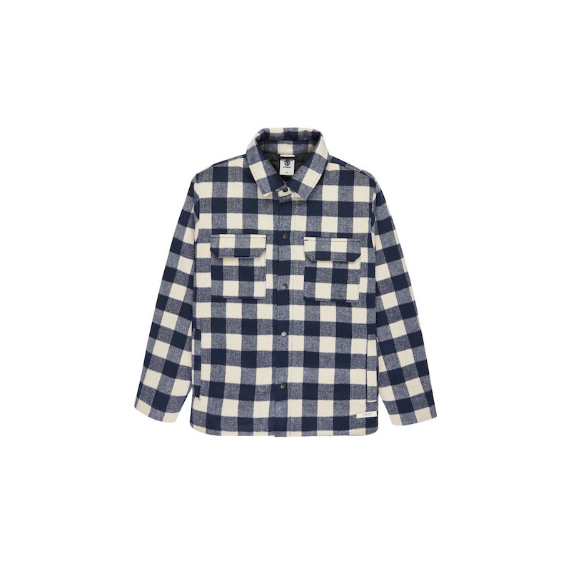 Surchemise ELEMENT Lodge Check Eclipse Navy