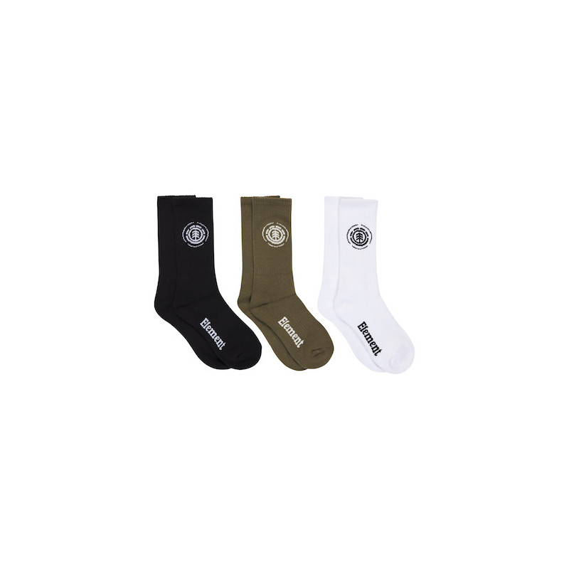Chaussettes ELEMENT Icon 3Pk Multicolor
