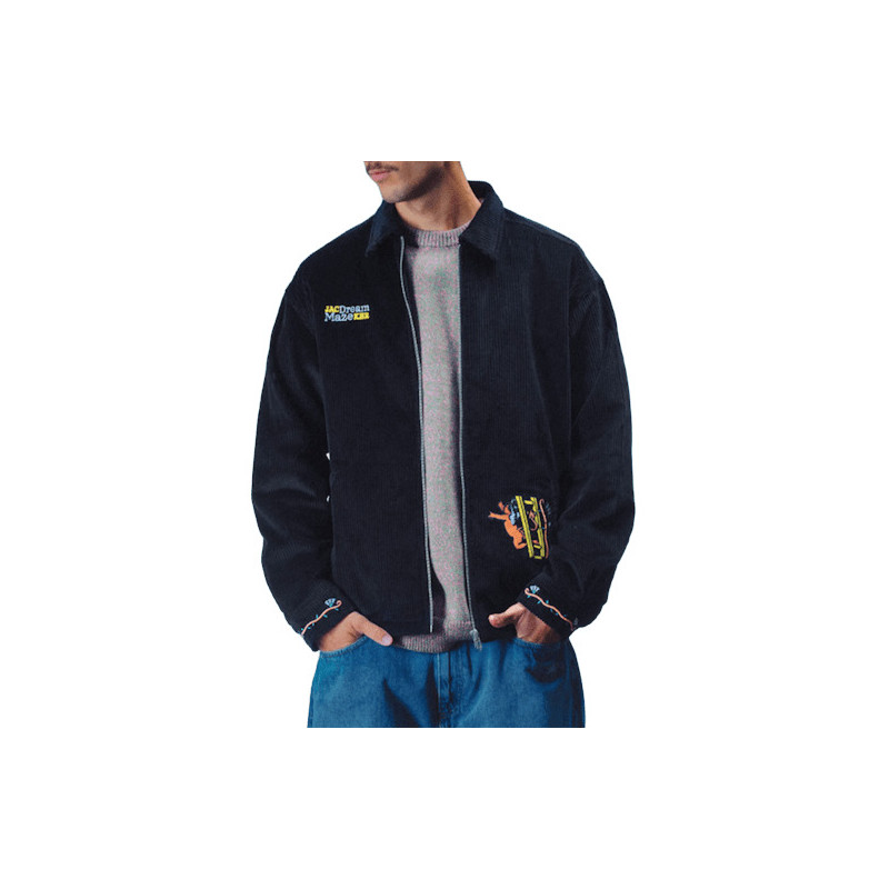 Veste JACKER Dream Maze Corduroy Black