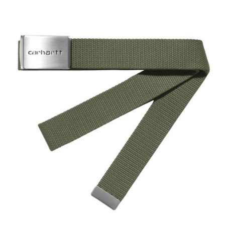 Ceinture CARHARTT WIP Clip Belt Chrome Leaf