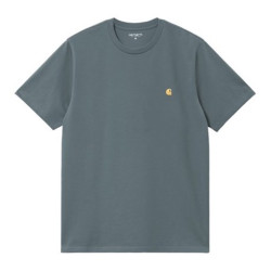 T-shirt CARHARTT WIP Chase Cozy Blue Gold
