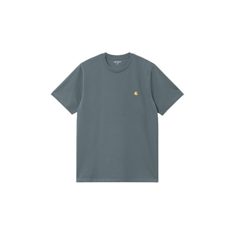 T-shirt CARHARTT WIP Chase Cozy Blue Gold