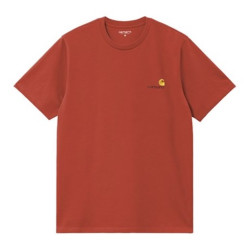 T-shirt CARHARTT WIP American Script Oxide Red