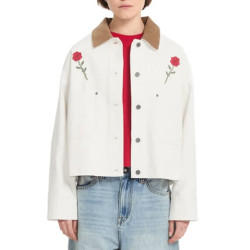 Veste Girl VOLCOM Mickey Mason Off White