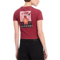 T-shirt Girl VOLCOM Moove On Deep Red