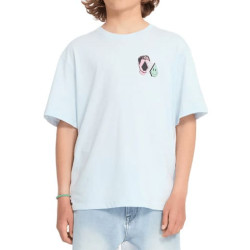 T-shirt Kid VOLCOM Aura Light Blue Acid