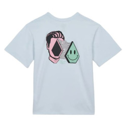 T-shirt Kid VOLCOM Aura Light Blue Acid