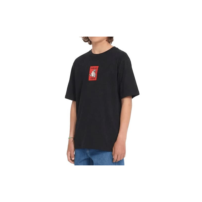 T-shirt Kid VOLCOM Rockout Black