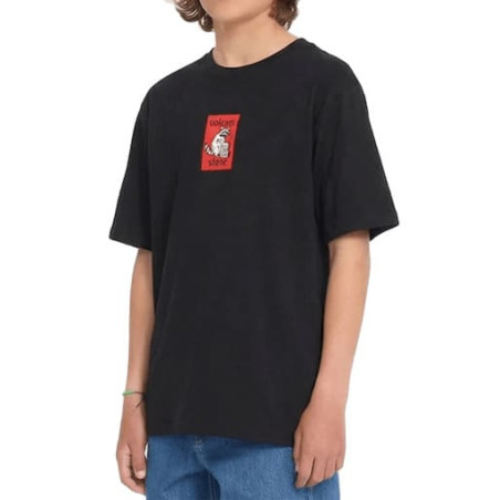T-shirt Kid VOLCOM Rockout Black