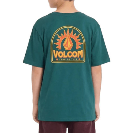 T-shirt Kid VOLCOM Solstice Rifle Green
