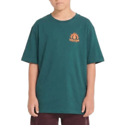 T-shirt Kid VOLCOM Solstice Rifle Green