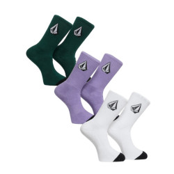 Chaussettes VOLCOM Full Stone 3pack Multi