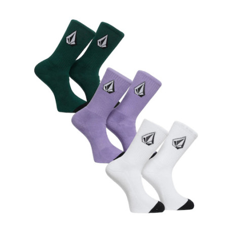 Chaussettes VOLCOM Full Stone 3pack Multi