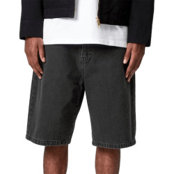 Short CARHARTT WIP Landon Black Stone Washed
