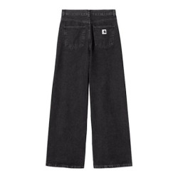 Jean Girl CARHARTT WIP Jane Black Heavy Stone Washed