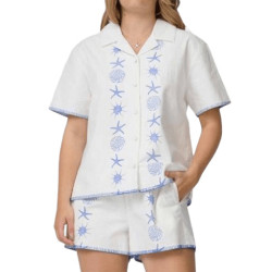 Chemisette Girl SANTA CRUZ Reef Off White