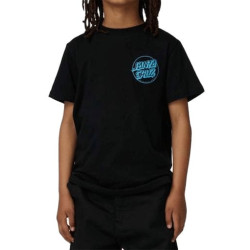 T-shirt Kid SANTA CRUZ Roskopp Screaming Hand Five Black