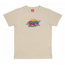 T-shirt Kid SANTA CRUZ Salba Voodoo Pit Front Chalk