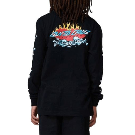 T-shirt Kid SANTA CRUZ Salba Voodoo Pit Black