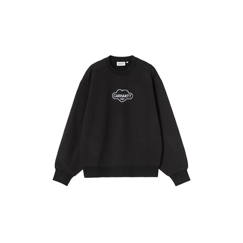 Pull CARHARTT WIP Cloud Heart Black White
