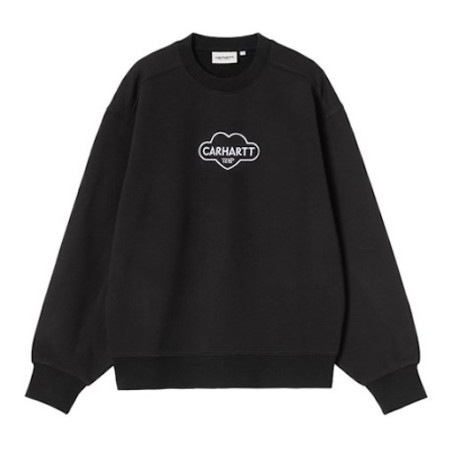 Pull CARHARTT WIP Cloud Heart Black White