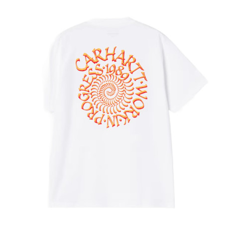 T-shirt CARHARTT WIP Spirals White