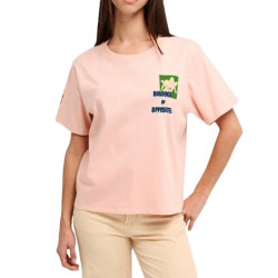T-shirt Girl RVCA Love Birds Dusty Pink
