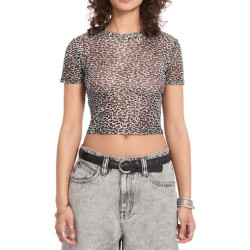 Top Girl VOLCOM Rawly Mesh Black White