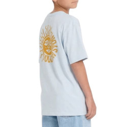 T-shirt Kid VOLCOM Mazatlan Light blue Acid