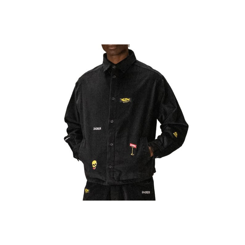 Veste JACKER Deal Overshirt Black