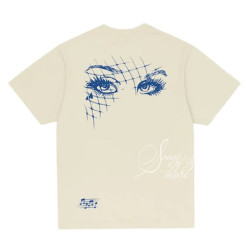 T-shirt JACKER Mighty Blue Beige