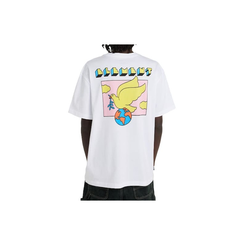 T-shirt ELEMENT World Peace Optic White