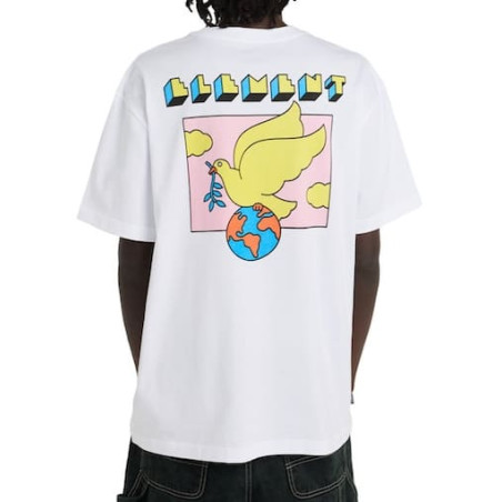 T-shirt ELEMENT World Peace Optic White