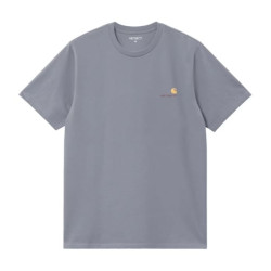 T-shirt CARHARTT WIP American Script Shady Blue