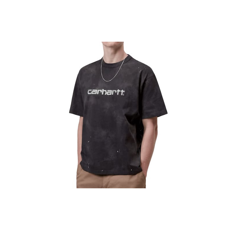 T-shirt CARHARTT WIP Painter Black Destroy Wash