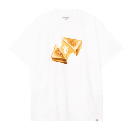 T-shirt CARHARTT WIP Cheese Toast White